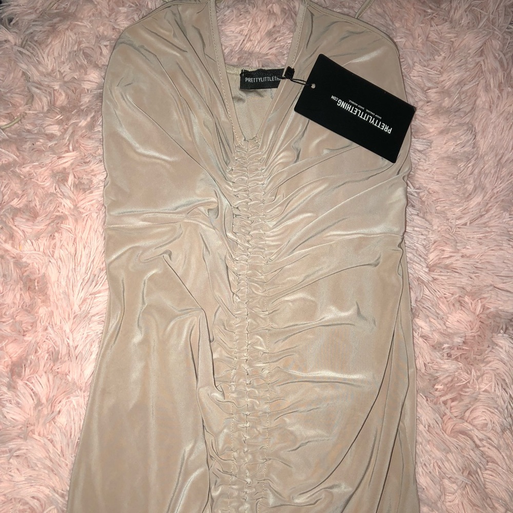 Pretty little thing ruched dress